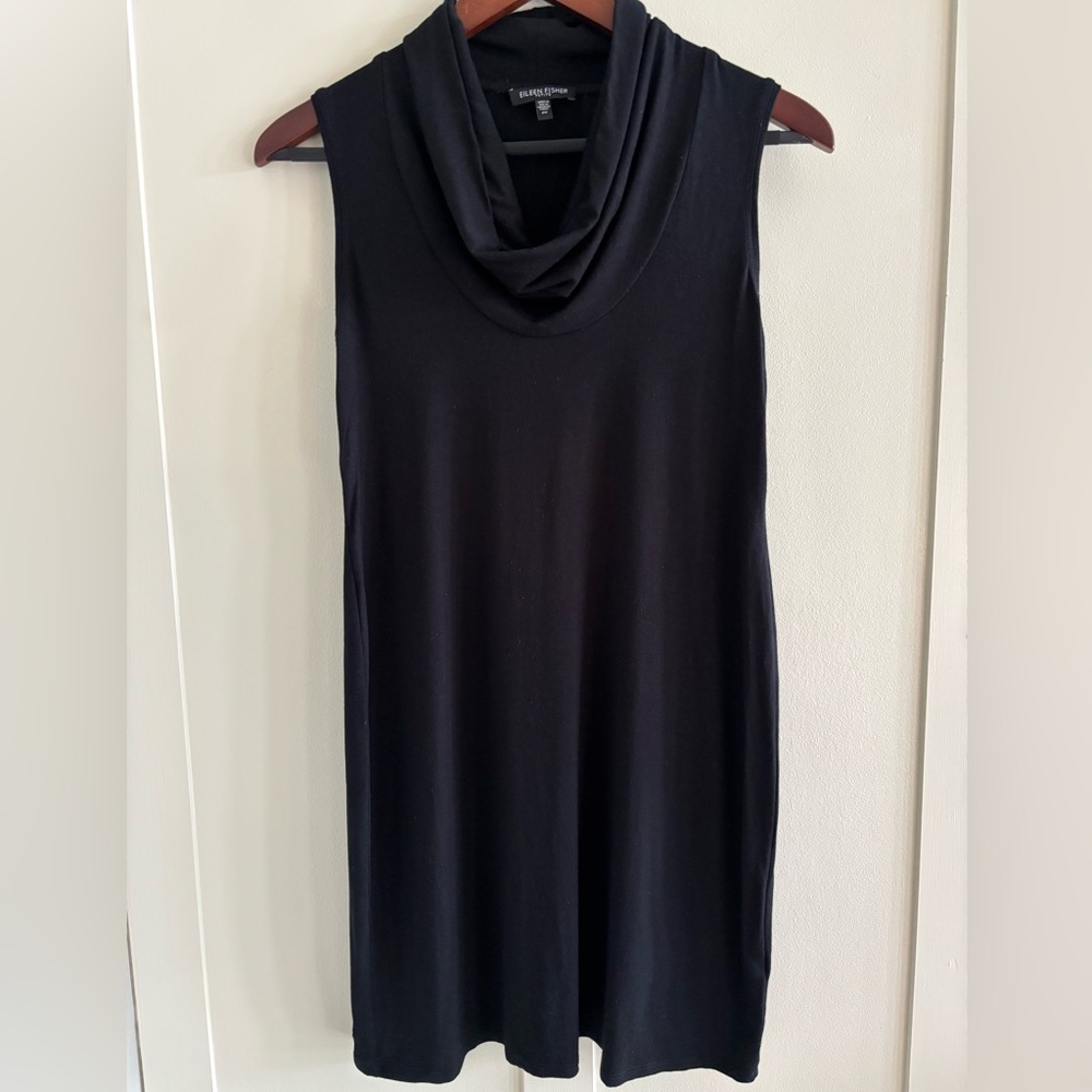 Eileen Fisher Cowl Neck Sleeveless Dress